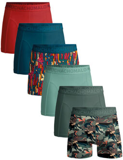 Muchachomalo Heren 6-pack boxershorts Veelkleurig - XXL