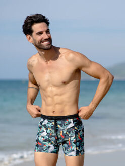 Muchachomalo Heren strakke zwembroek Veelkleurig - XXL