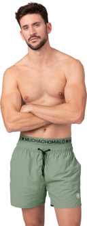 Muchachomalo Heren zwembroek print Groen