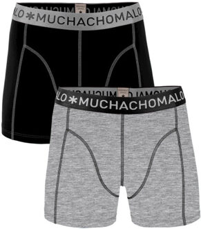 Muchachomalo Jongens 2-pack boxer effen Veelkleurig - 158/164