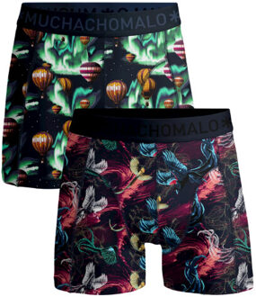 Muchachomalo Jongens 2-pack boxershorts air elements Veelkleurig - 176