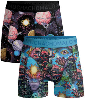 Muchachomalo Jongens 2-pack boxershorts inner outer space Veelkleurig - 122/128