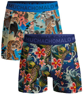 Muchachomalo Jongens 2-pack boxershorts irezumi Veelkleurig - 176