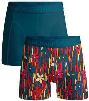 Muchachomalo Jongens 2-pack boxershorts - maat 104 Veelkleurig