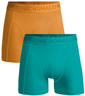 Muchachomalo Jongens 2-pack boxershorts - maat 122/128 Geel