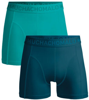 Muchachomalo Jongens 2-pack boxershorts - maat 134/140 Blauw