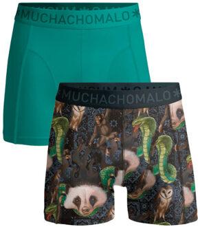 Muchachomalo Jongens 2-pack boxershorts Veelkleurig - 122/128