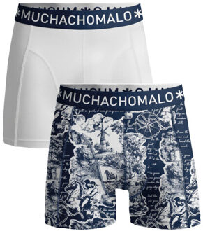 Muchachomalo Jongens 2-pack boxershorts Wit - 158/164
