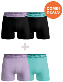 Muchachomalo Jongens 2+2-pack boxershorts Veelkleurig - 146/152
