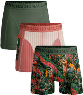 Muchachomalo Jongens 3-pack boxershorts circus animals Veelkleurig - 104