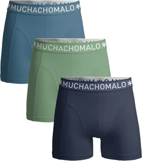 Muchachomalo Jongens 3-pack boxershorts effen Print / Multi - 122/128