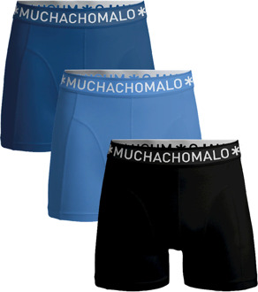 Muchachomalo Jongens 3-pack boxershorts effen Print / Multi - 176