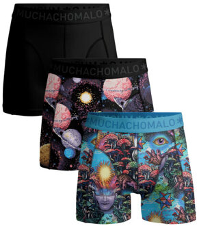 Muchachomalo Jongens 3-pack boxershorts inner outer space Veelkleurig - 104