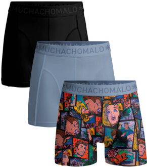 Muchachomalo Jongens 3-pack boxershorts - maat 176 Veelkleurig