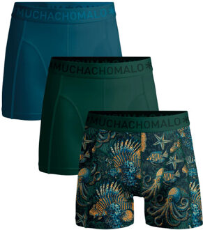 Muchachomalo Jongens 3-pack boxershorts - maat 176 Veelkleurig