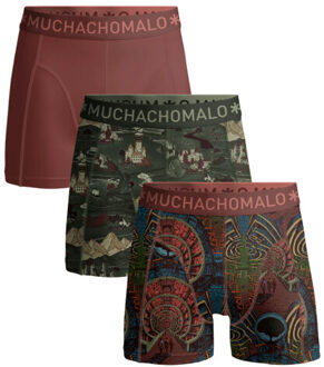 Muchachomalo Jongens 3-pack boxershorts maze life Veelkleurig - 104