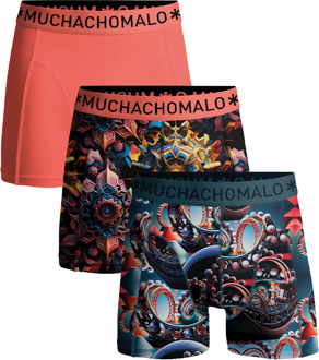 Muchachomalo Jongens 3-pack boxershorts nostalgic Print / Multi - 122/128