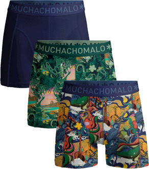 Muchachomalo Jongens 3-pack boxershorts rio Print / Multi - 104