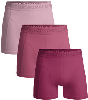 Muchachomalo Jongens 3-pack boxershorts Roze - 104
