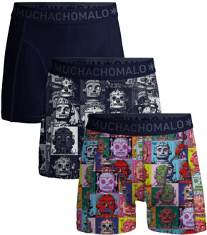 Muchachomalo Jongens 3-pack boxershorts Veelkleurig - 104