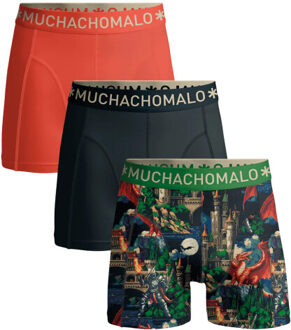 Muchachomalo Jongens 3-pack boxershorts Veelkleurig - 158/164