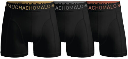 Muchachomalo Jongens 3-pack boxershorts Zwart - 146/152