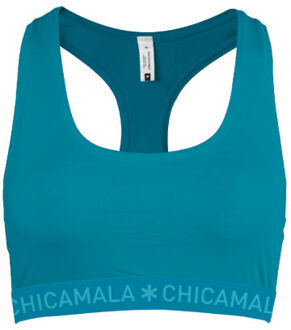 Muchachomalo Meisjes 1-pack racerback effen Groen - 146/152