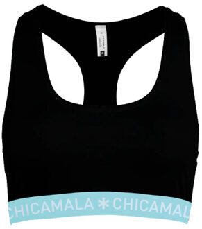 Muchachomalo Meisjes 1-pack racerback effen - maat 158/164 Veelkleurig