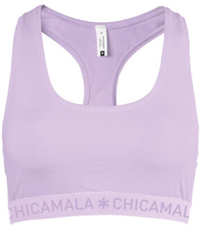 Muchachomalo Meisjes 1-pack racerback effen Roze - 176