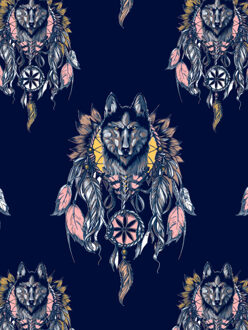 Muchachomalo Meisjes 1-pack racerback huski Blauw - 104