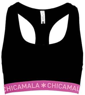 Muchachomalo Meisjes 1-pack racerbacks Zwart - 104