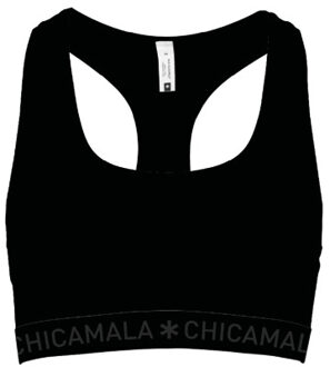 Muchachomalo Meisjes 1-pack racerbacks Zwart - 104