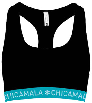 Muchachomalo Meisjes 1-pack racerbacks Zwart - 110/116