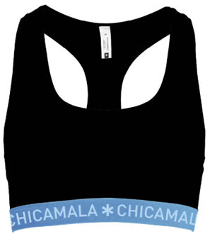 Muchachomalo Meisjes 1-pack racerbacks Zwart - 110/116