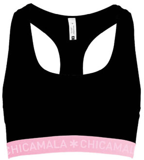 Muchachomalo Meisjes 1-pack racerbacks Zwart - 110/116