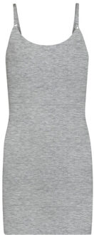 Muchachomalo Meisjes 1-pack singlet effen Grijs - 158/164