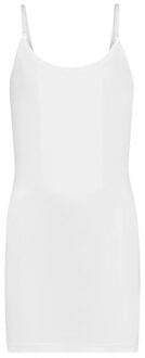 Muchachomalo Meisjes 1-pack singlet effen - maat 176 Wit