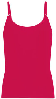 Muchachomalo Meisjes 1-pack singlet effen Rood - 146/152