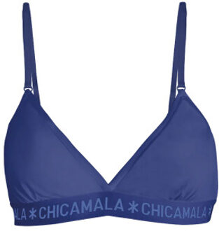 Muchachomalo Meisjes 1-pack triangle top Blauw - 134/140