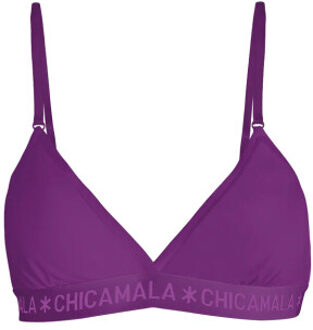 Muchachomalo Meisjes 1-pack triangle top effen - maat 104 Veelkleurig