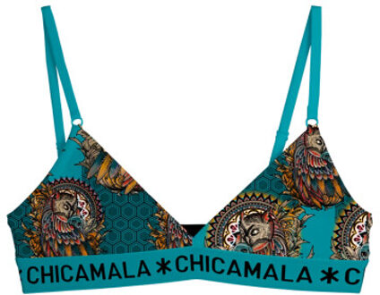 Muchachomalo Meisjes 1-pack triangle top freelike - maat 110/116 Veelkleurig