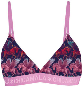 Muchachomalo Meisjes 1-pack triangle top Veelkleurig - L