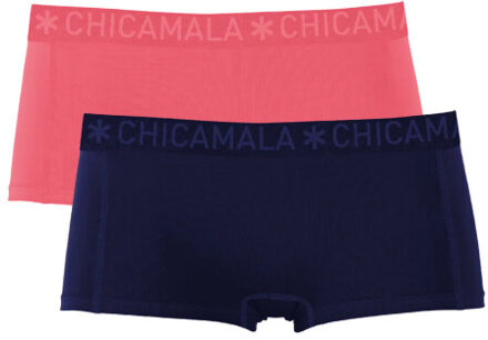 Muchachomalo Meisjes 2-pack boxershorts - maat 110/116 Roze
