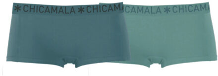Muchachomalo Meisjes 2-pack boxershorts - maat 122/128 Groen