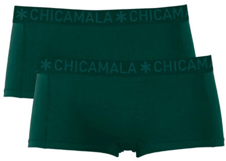 Muchachomalo Meisjes 2-pack boxershorts - maat 122/128 Groen