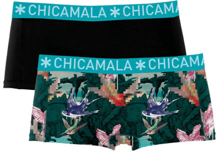 Muchachomalo Meisjes 2-pack boxershorts - maat 146/152 Veelkleurig