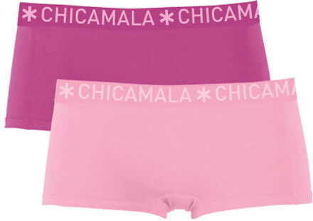 Muchachomalo Meisjes 2-pack boxershorts - maat 176 Roze