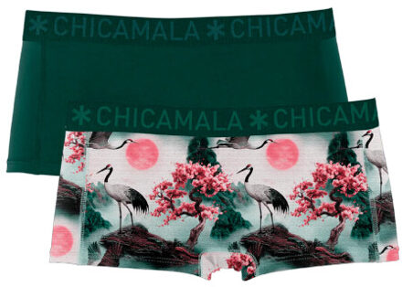 Muchachomalo Meisjes 2-pack boxershorts - maat 176 Veelkleurig