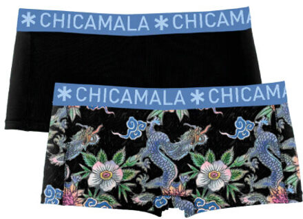 Muchachomalo Meisjes 2-pack boxershorts Veelkleurig - 158/164