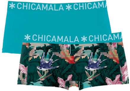 Muchachomalo Meisjes 2-pack boxershorts Veelkleurig - 158/164